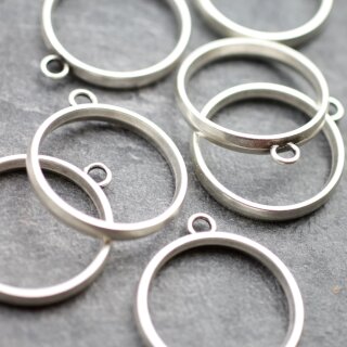 5 Round Hollow Frame Glue Blank, Drop Open Bezel Blank...