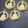 10 Gold Miraculous Medal, Holy Mary charms