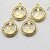 10 Gold Miraculous Medal, Holy Mary charms