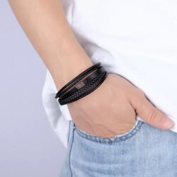 Stainless Steel Magnetic Clasp, Magnetic Bracelet Clasp, Leather Bracelet Clasp