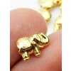 8 pcs Elephant Beads, Elephant Spacer Bead