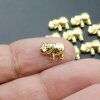 8 pcs Elephant Beads, Elephant Spacer Bead