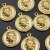 5 Lion Pendants, Lion Medallion, Lion Head Pendant