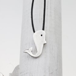 5 Baby Whale Bracelet Clasp, Bracelet Connector, Whale Pendant