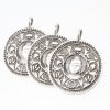 5 Buddha Pendant, Buddha Charms, Medallion