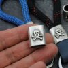 1 Skull Keychain Findings, Keychain Slider beads