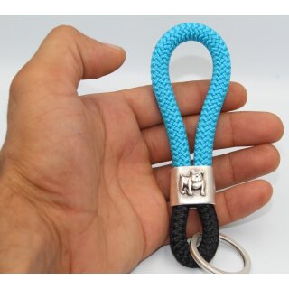 1 Bulldog Keychain Findings, Slider Beads