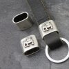 1 Bulldog Keychain Findings, Slider Beads