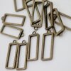 10 Hollow Frame Glue Blank, Rectangle Hollow resin Open Bezel Blank, Resin Jewelry Findings