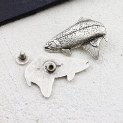 1 Fisch Nieten, Nieten für Ledergürtel, Armband, Hut Nieten