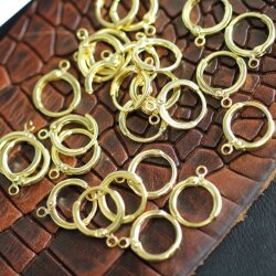 10 Pairs Round Leverback Earwire, Earring Hook