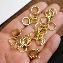 10 Pairs Round Leverback Earwire, Earring Hook