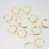 10 Pairs Round Leverback Earwire, Earring Hook