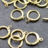 10 Pairs Round Leverback Earwire, Earring Hook