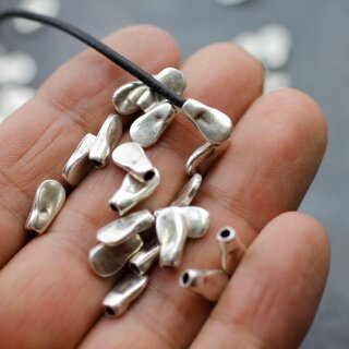 20 Pcs Cord End Caps (without Loop) for 2mm Leather, Cord Terminators