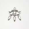 5 Eye Charms Pendant, evil eye Pendant, Silver Evil Eye