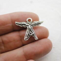 10 Charm Anhänger Engel, Schutzengel