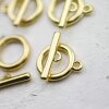 10 Toggle Clasps 19 x15 mm