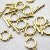 10 Toggle Clasps 19 x15 mm