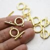 10 Toggle Clasps 19 x15 mm