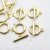 10 Toggle Clasps 19 x15 mm