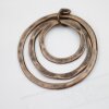 5 Triple Circle Charms Pendant, Antique Copper