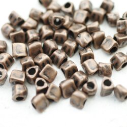 20 antique copper spacer beads