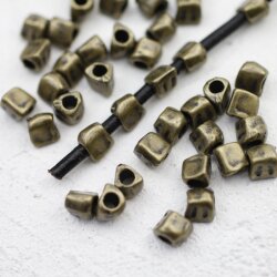 20 Antique Brass Spacer Beads