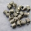 20 Spacer Beads, antique brass