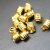 20 Spacer Beads, gold