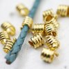 20 Spacer Beads, gold