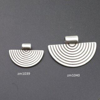 5 Halbmond Anhnger, Ethnische Anhnger, altmessing