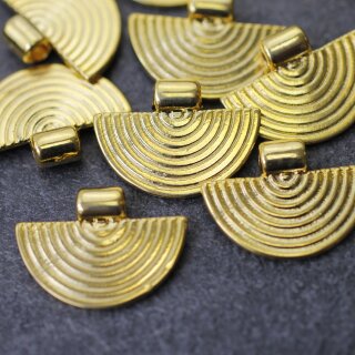 10 Stammesanhnger, Ethnische Anhnger Charms 17*24 mm Gold