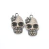 10 Lady Totenkopf Anhänger, altkupfer Charms