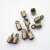 10 Antique Brass Endparts Endcaps for 5 mm Leather