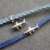 10 Rhodium Shark Sliders Beads, Shark Bracelet Beads