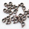 20 Antique Copper Spacer bead w. Loop, Bail Beads