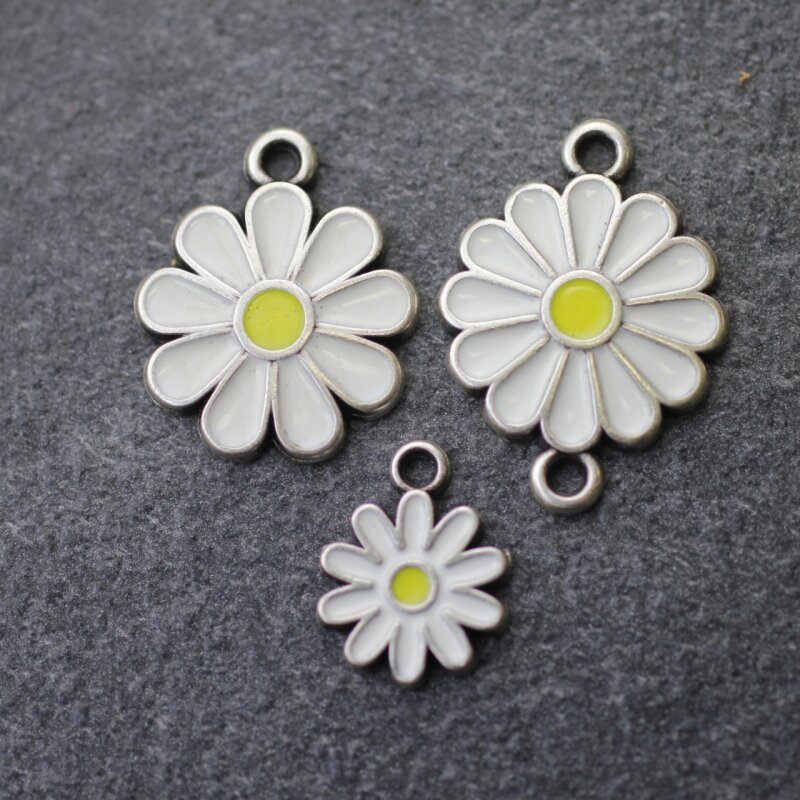 60 Stück Bienen-Nagelcharms Aus Harz – Mit Gänseblümchen, 3D-Design | Für DIY-Nageldesign