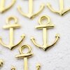 20 Gold Anchor Charms Pendant