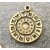10 sign of zodiac Pendants, antique brass