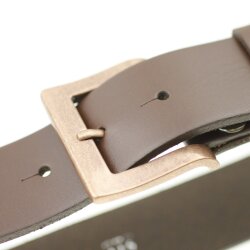 Antique Copper Belt Buckle for 4 cm snap belts, Leather Strap Buckle