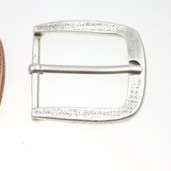 Altsilber Dornschliee fr 4 cm Wechsgrtel, Ledergrtel