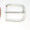 Antique Silver Belt Buckle for 4 cm snap belts, Leather Strap Buckle