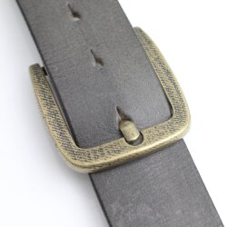 Antique Brass Belt Buckle for 4 cm snap belts, Leather Strap Buckle