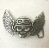 Belt Buckle Biker, angel of death, 9,0x6,0 cm, gunmetal imitation