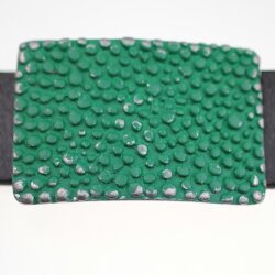 Belt Buckle Burling, 7,3*5 cm, shabby green