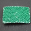 Belt Buckle Burling, 7,3*5 cm, shabby green