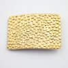 Noppen Gürtelschnalle7,3x5,0 cm gold