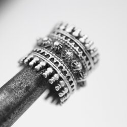 Filigree Ring Castle Antik Boho Silver Ring