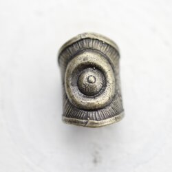 Antique Brass Evil Eye Ring